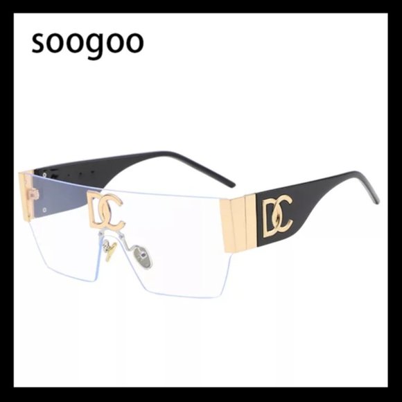 Vintage Square Rimless Sunglasses Women 2022 Fashion Luxury Brand Frameless main image 8